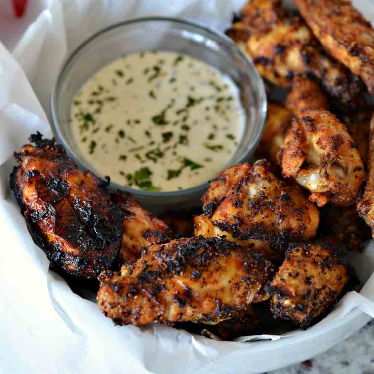 Air Fryer Chicken Wings (3 Ways)