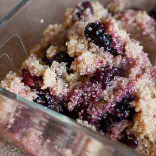 Breakfast Quinoa with Blackberries