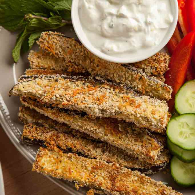 Baked Eggplant Fries 