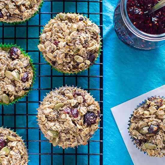 Cranberry Pepita Oatmeal Cups