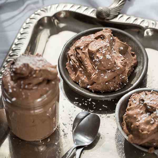 4 Ingredient German Chocolate Mousse