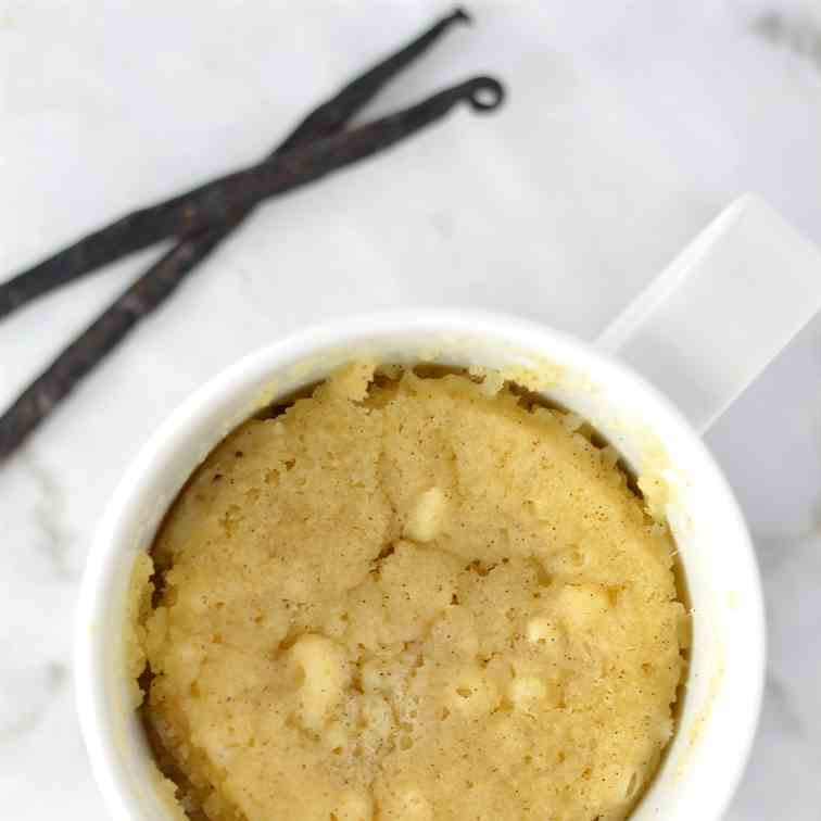 Vanilla Bean Mug Cake