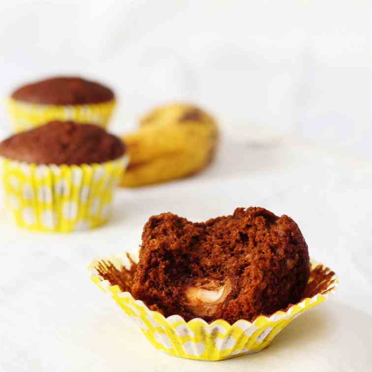 Creme Egg Surprise Muffins