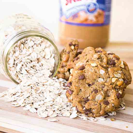 Peanut Butter Oatmeal Cookies