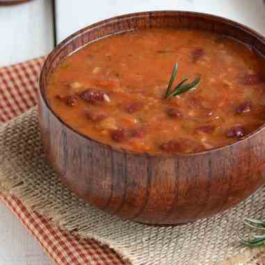 Rosemary Red Bean Soup