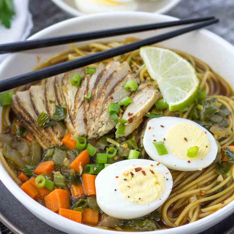 Spicy Ramen Noodle Soup