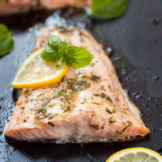 Lemon Basil Salmon