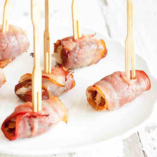 Bacon wrapped dates