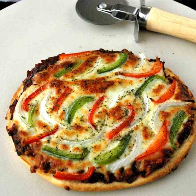 Onion Capsicum Cheese Pizza