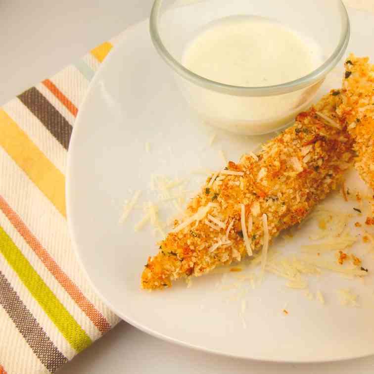 Oven Baked Crispy Chicken Tenders
