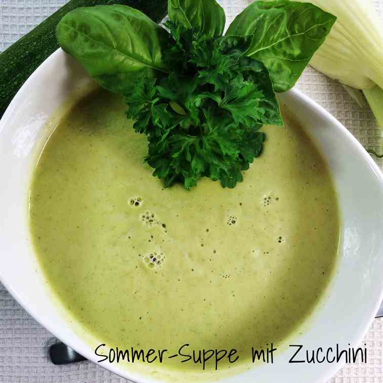 Summer Soup with Zucchini and Fennel