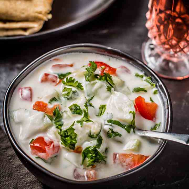 Cucumber Tomato Raita