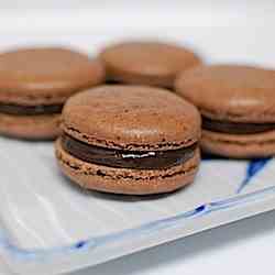 Chocolate Macaron with Chocolate Espresso