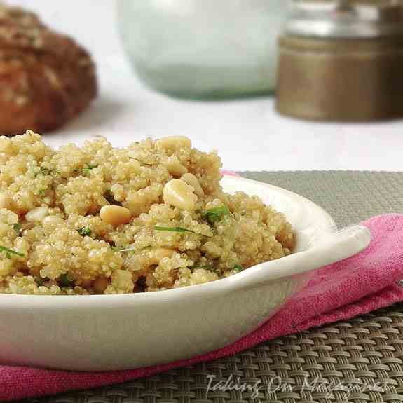 Quinoa with Toasted Pine Nuts