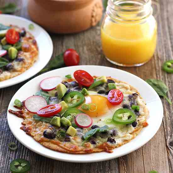 Baked Egg Tostadas