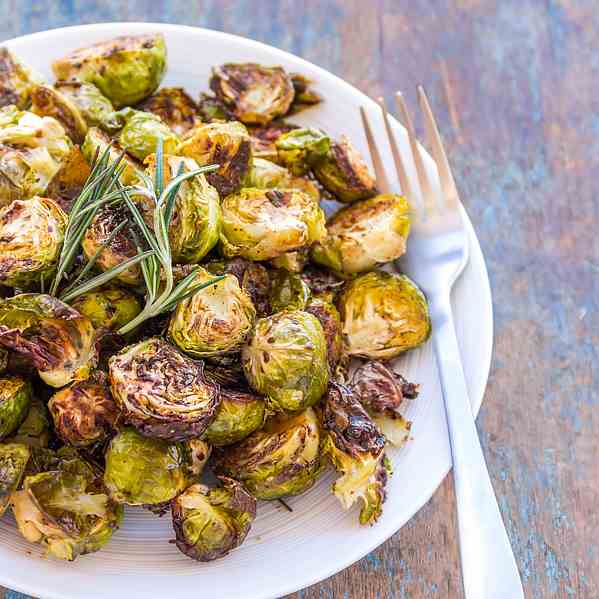 Balsamic Glazed Roasted Brussels Sprouts