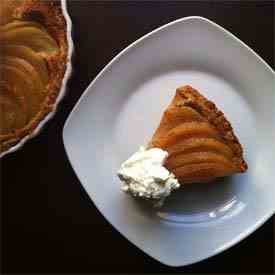 Brandy Pear Frangipane Tart