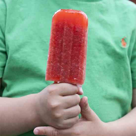 Strawberry Margarita Popsicle