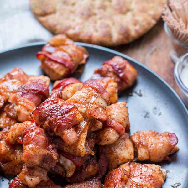 bacon wrapped chicken