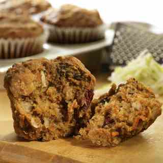 Pear-Carrot-Cranberry Muffins