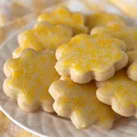 Lemon Shortbread Cookies