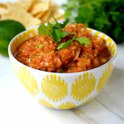 Spicy Balsamic Vinegar Salsa