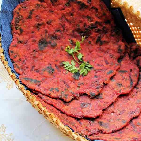 Beetroot Paratha Recipe