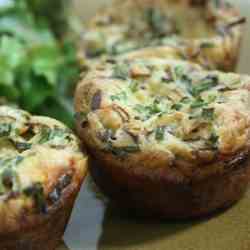 Mushroom & Chive Popovers