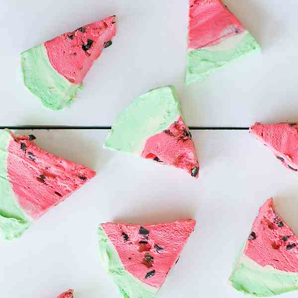 Watermelon Bombe Cake