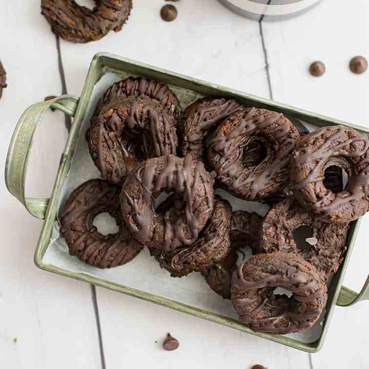 Chocolate Mini Gluten Free Donuts