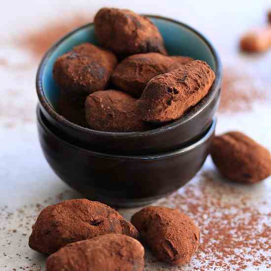 Toffee Pecan Chocolate Truffles