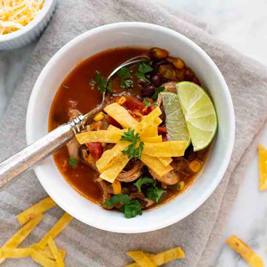 Easy Chicken Tortilla Soup