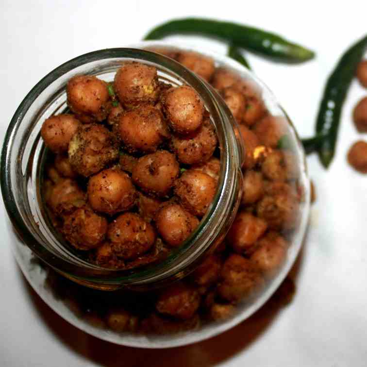 Baked spiced-up Chickpeas