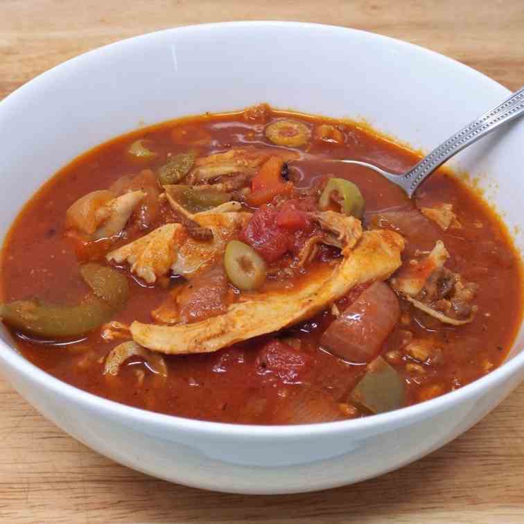 Spanish Chicken and Chorizo Stew