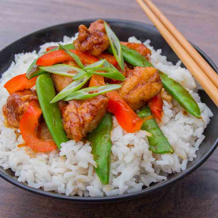 Sticky Orange Chicken