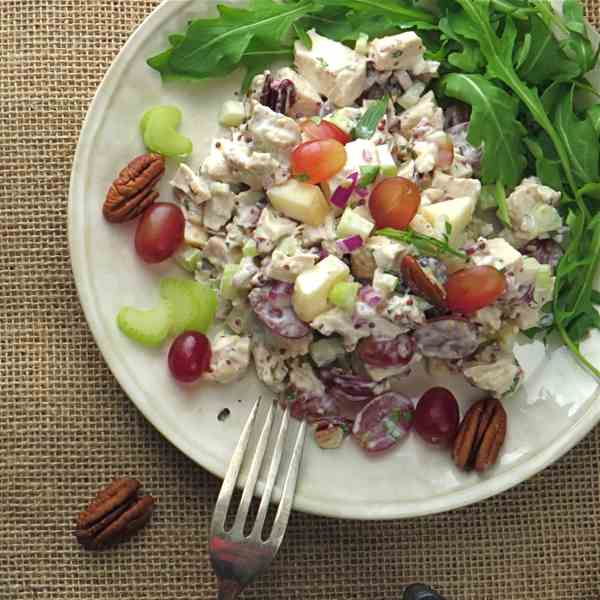 loaded chicken salad