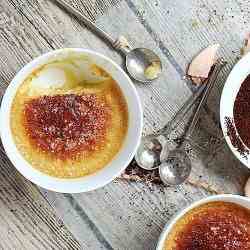 Caramel & Coffee-Infused Crème Brulee