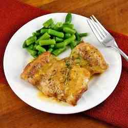 Chicken Thighs with Sweet Mustard