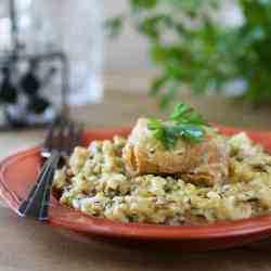 Slow Cooker Chicken and Wild Rice