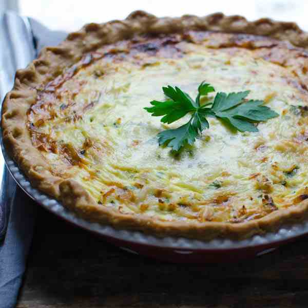 Rustic Crab Quiche