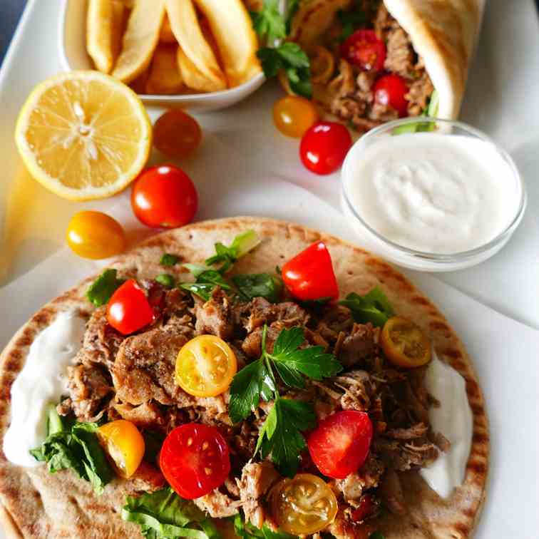 Instant Pot Chicken Shawarma