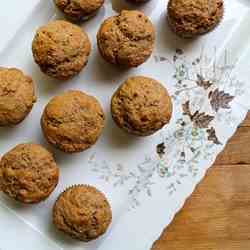 Whole Wheat Honey Muffins