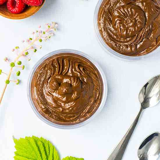 Chocolate Thin Mint Avocado Pudding