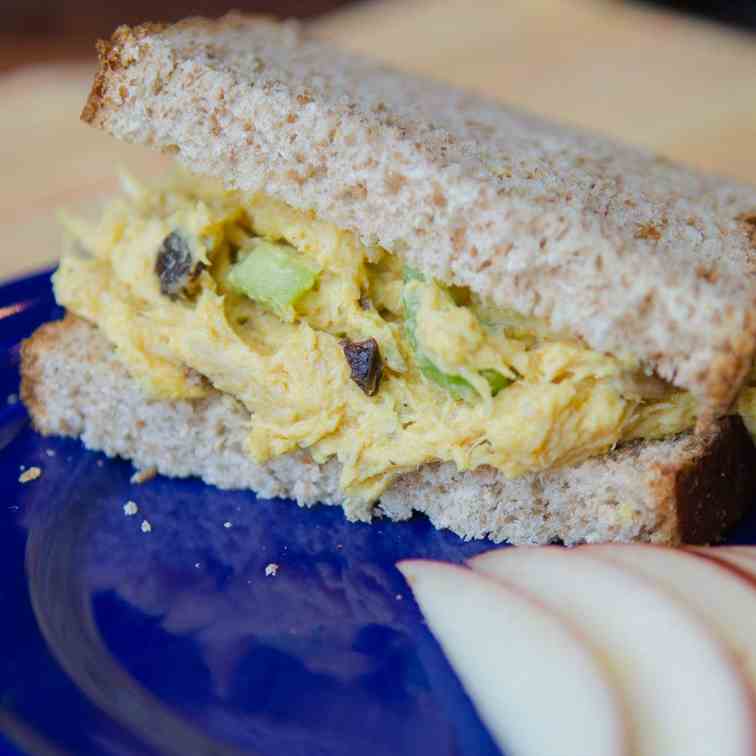 Curry Chicken Salad Sandwiches