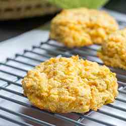 Chickpea Cheddar Kefir Biscuits