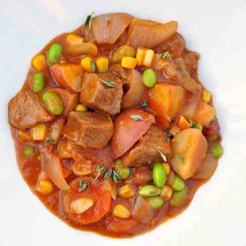 Spring lamb stew