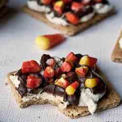 Candy corn s'mores