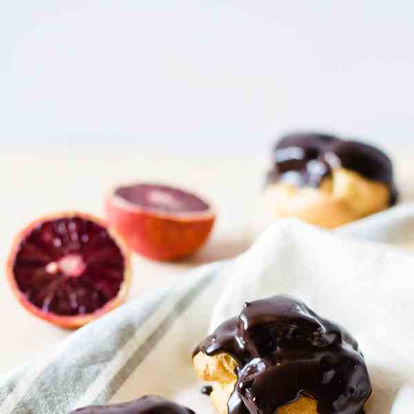 blood orange cream puffs