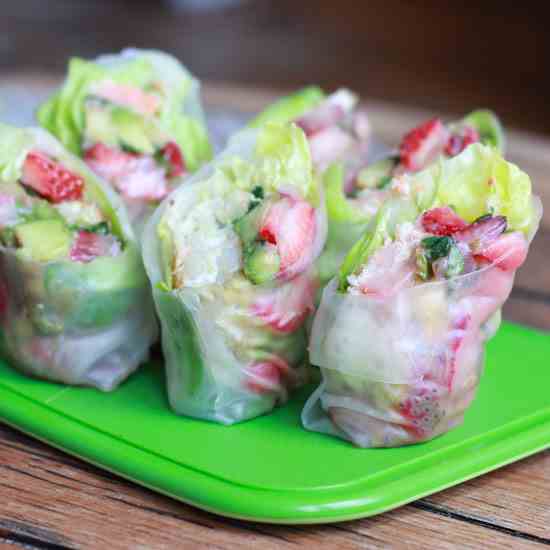 Coconut Shrimp Spring Rolls