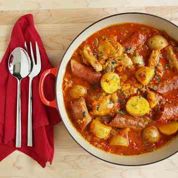 Jacques Pépin's Chicken Bouillabaisse